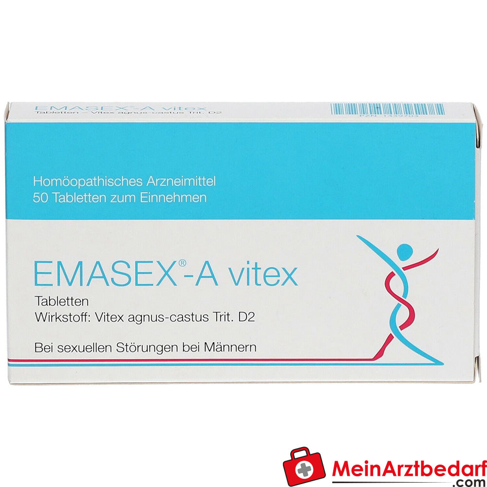 EMASEX®-A vitex 50 Tabletten für sexuelle Störungen bei Männern.