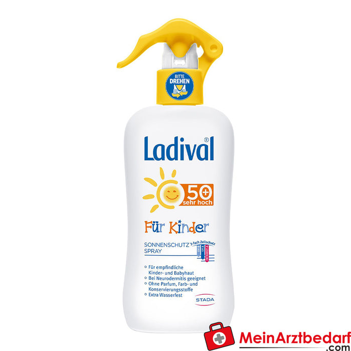Ladival® Çocuk güneş spreyi SPF 50+, 200ml