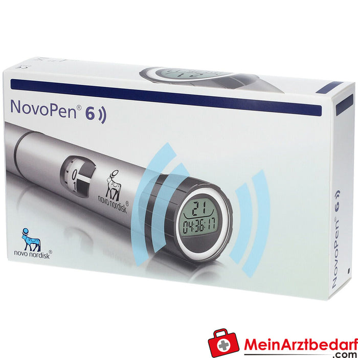 NovoPen® 6 gümüş, 1 adet.