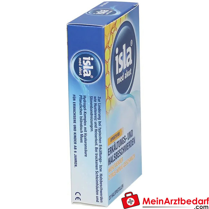 isla® med akut miel de cítricos, 20 uds.