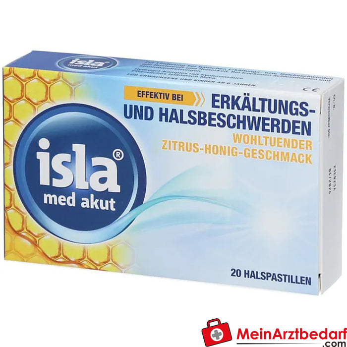 isla® med akut Zitrus-Honig, 20 St.