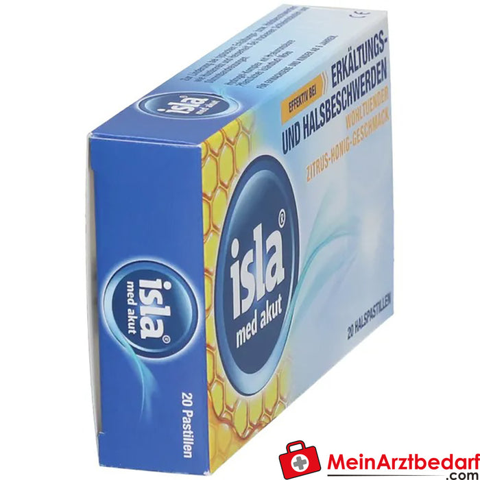 isla® med akut miel de cítricos, 20 uds.