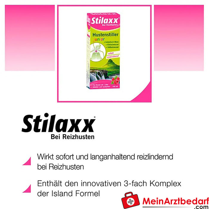 Stilaxx® supressor da tosse júnior - para crianças a partir de 1 ano, 100ml