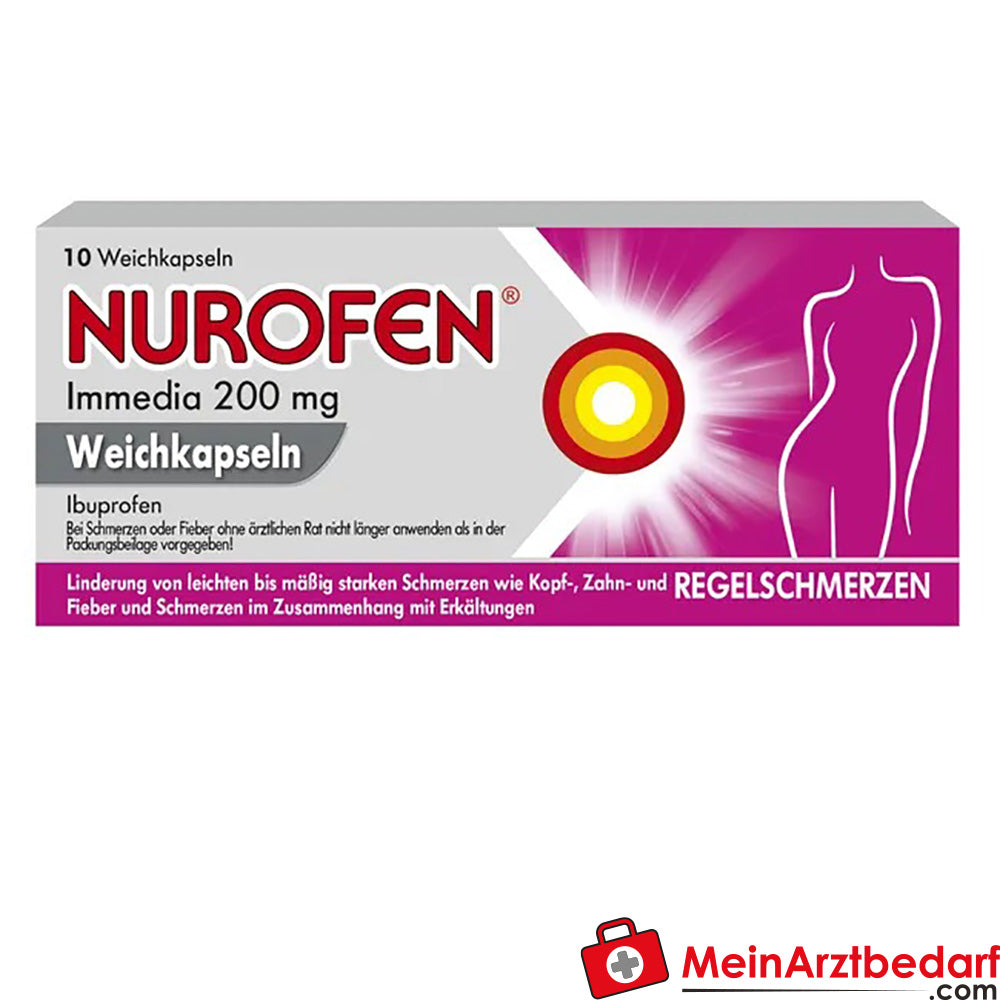Nurofen Immedia 200mg Weichkapseln.