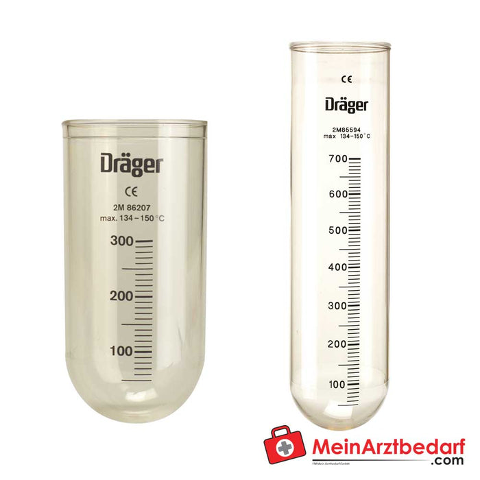 Draeger secretion bottle