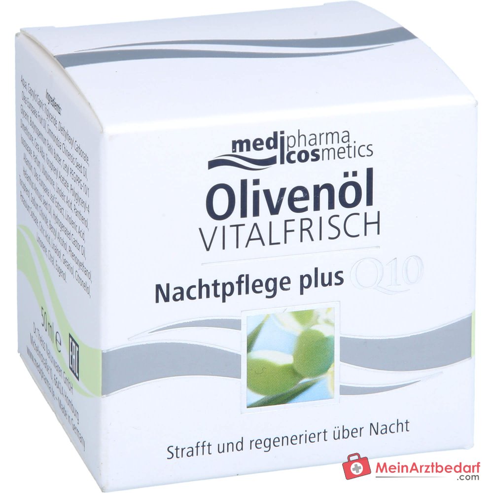 Dr. Theiss Olijfolie Vitalfris Nachtverzorging plus Q10 Crème, 50 ml