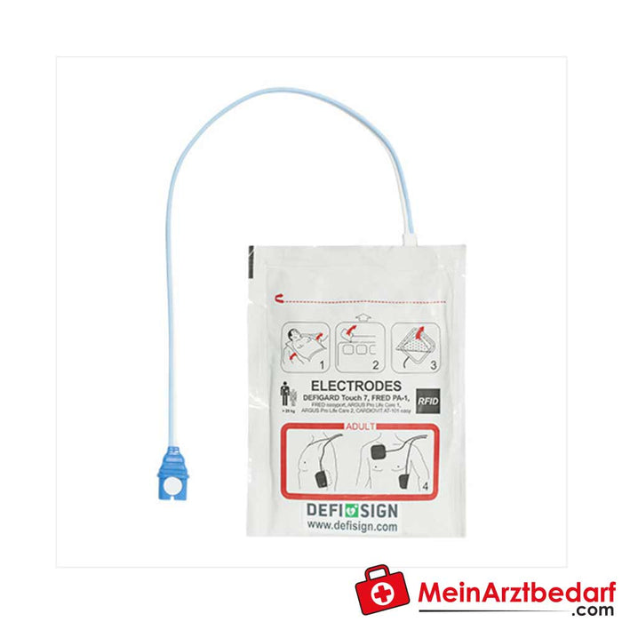 Volwassen elektroden (pads) voor Schiller FRED easyport, APLC2, Touch 7, HD-7