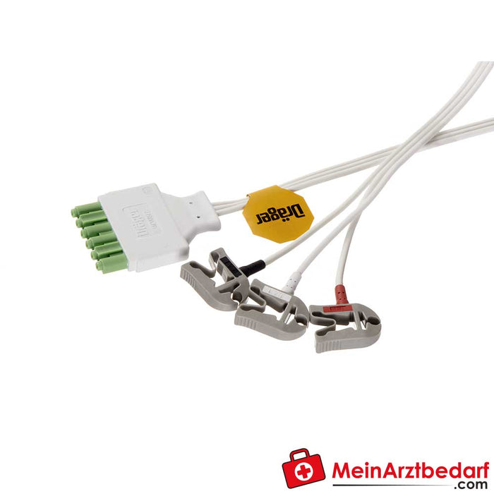 Cable Dräger ECG, desechable o reutilizable