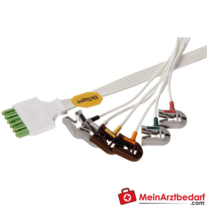 Cable Dräger ECG, desechable o reutilizable