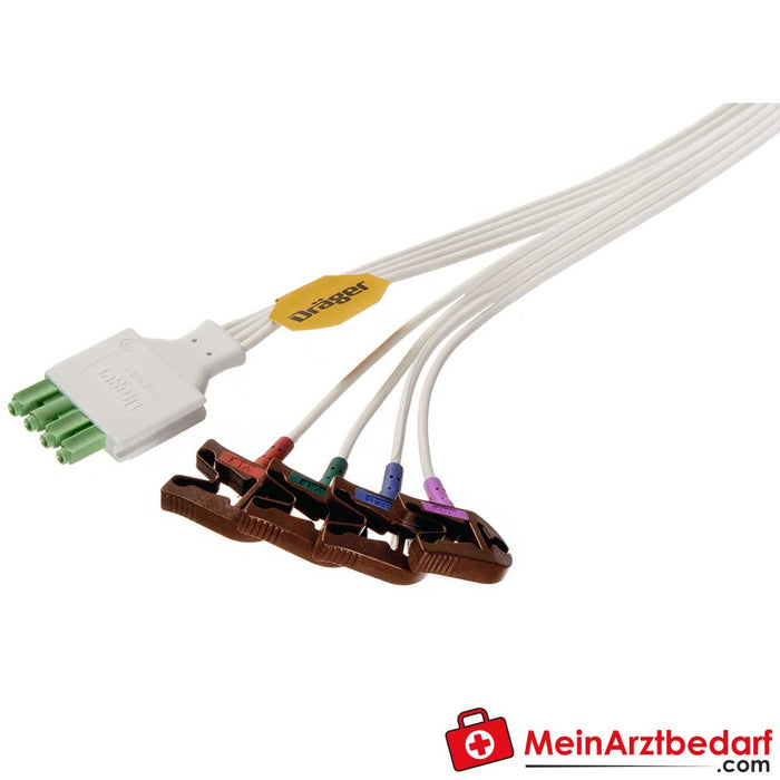 Dräger câble ECG, à usage unique ou réutilisable