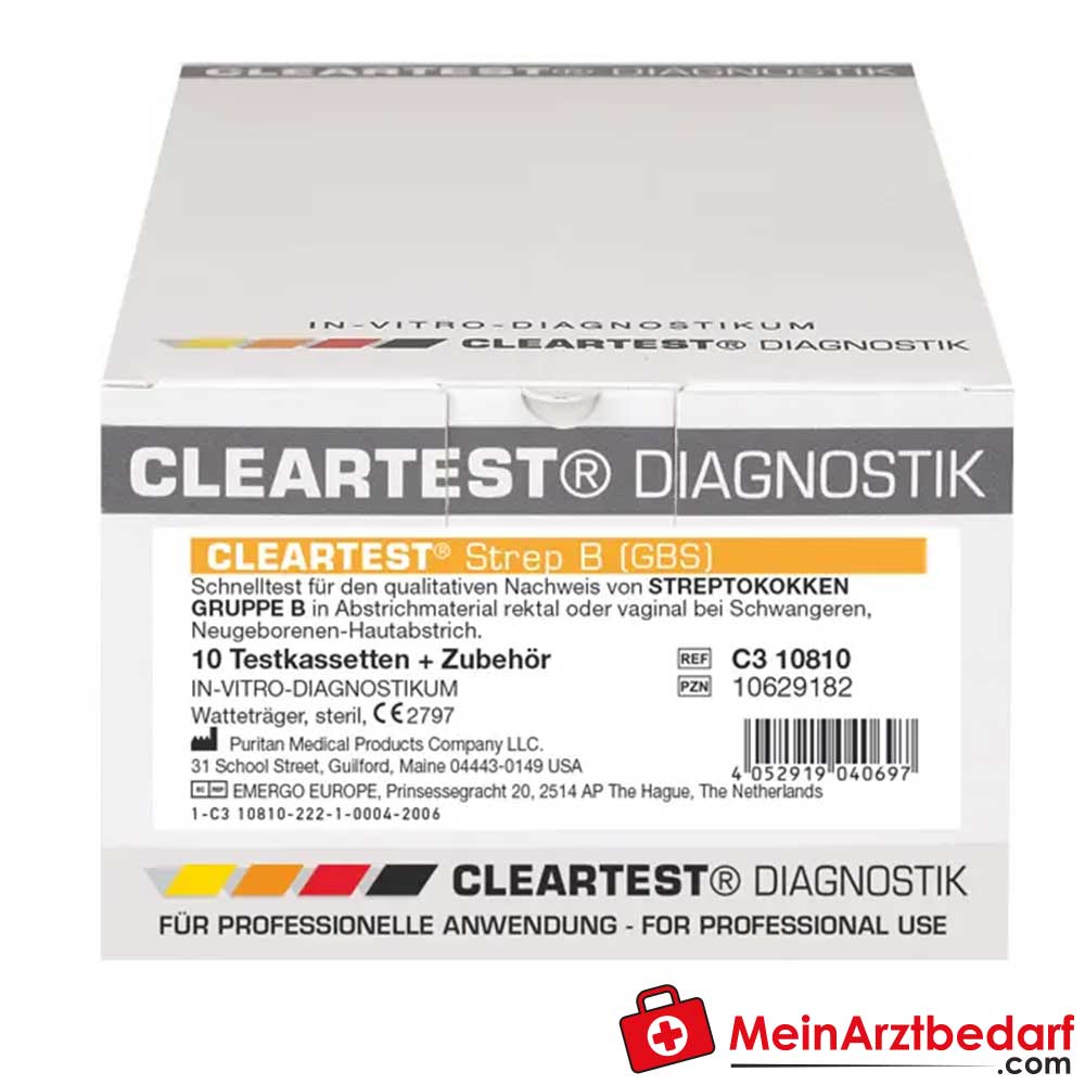 Cleartest Streptokokken-B Test (GBS), 10 St..