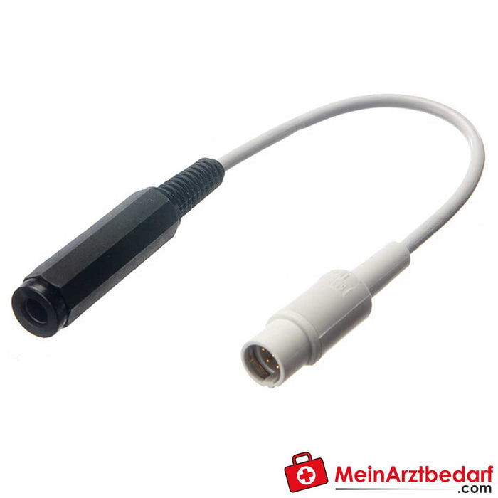 Cable adaptador Dräger, conector de 7 pines para sondas de temperatura