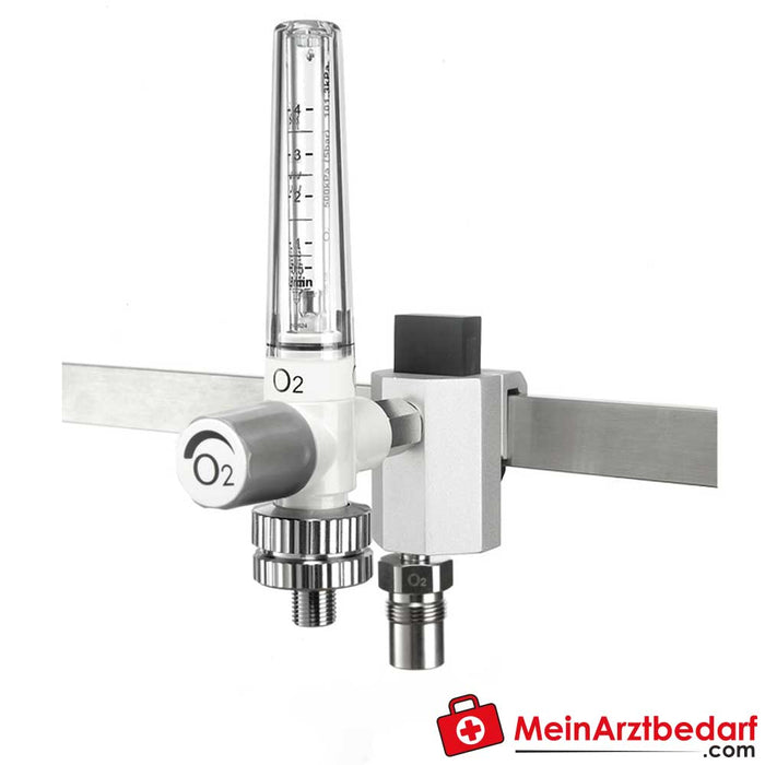 Dräger O2 flowmeter for rail systems