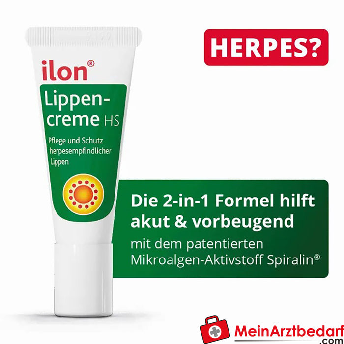 ilon® lipcrème HS voor herpes, 3ml