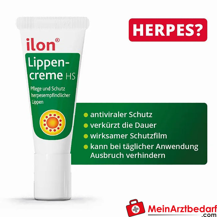 ilon® herpes için dudak kremi HS, 3ml