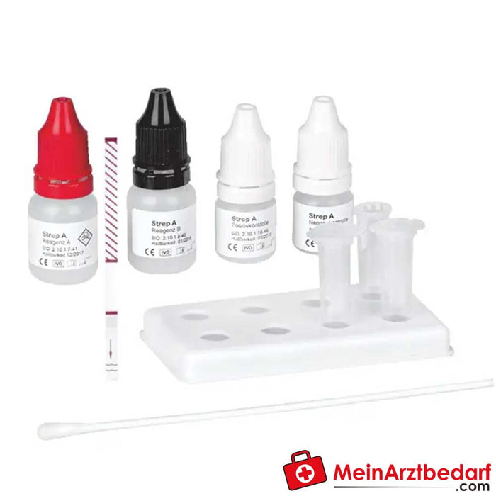 Cleartest® Streptococcus A cassette test of teststrips