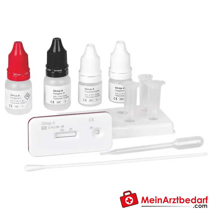 Cleartest® Streptococcus A cassette test of teststrips