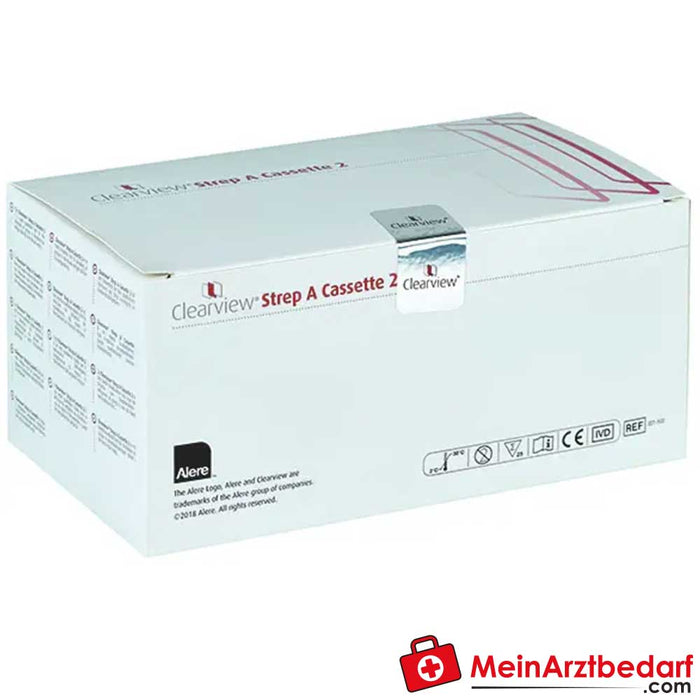 Clearview® Streptococcus A kaset testi veya test şeritleri, 25 adet.