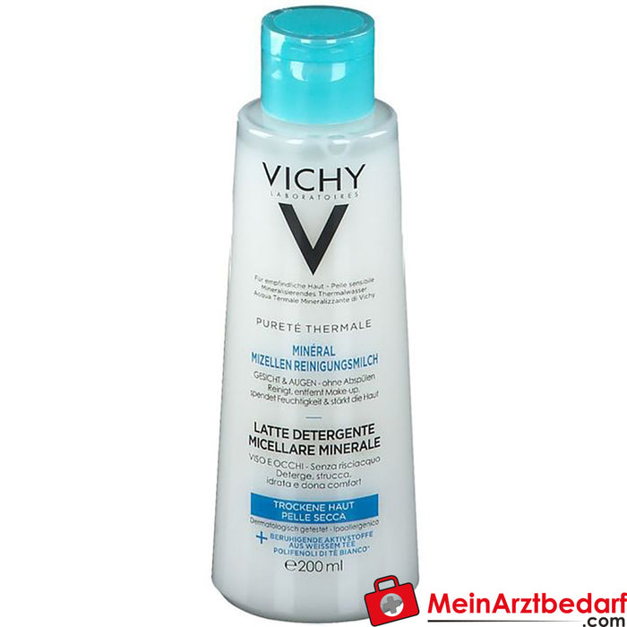 VICHY Pureté Thermale Minéral Latte detergente micellare, 200ml