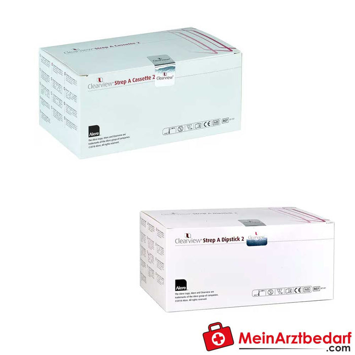 Clearview® Streptococcus A casete o tiras reactivas, 25 uds.