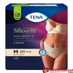 TENA Silhouette Plus Creme M Inkontinenz Pants.