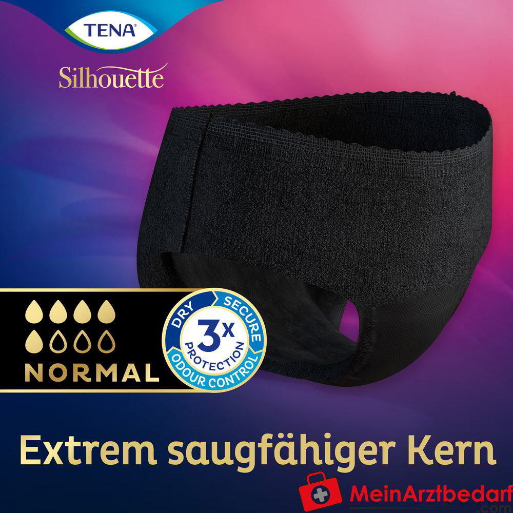 TENA Silhouette Normal Noir L Inkontinenz Pants.
