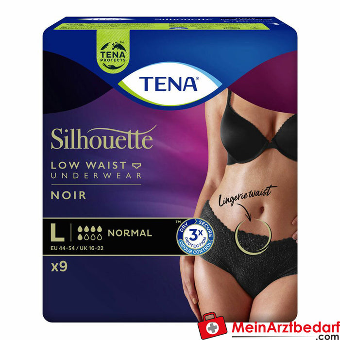 TENA Silhouette Normal Noir L İnkontinans Pantolonu