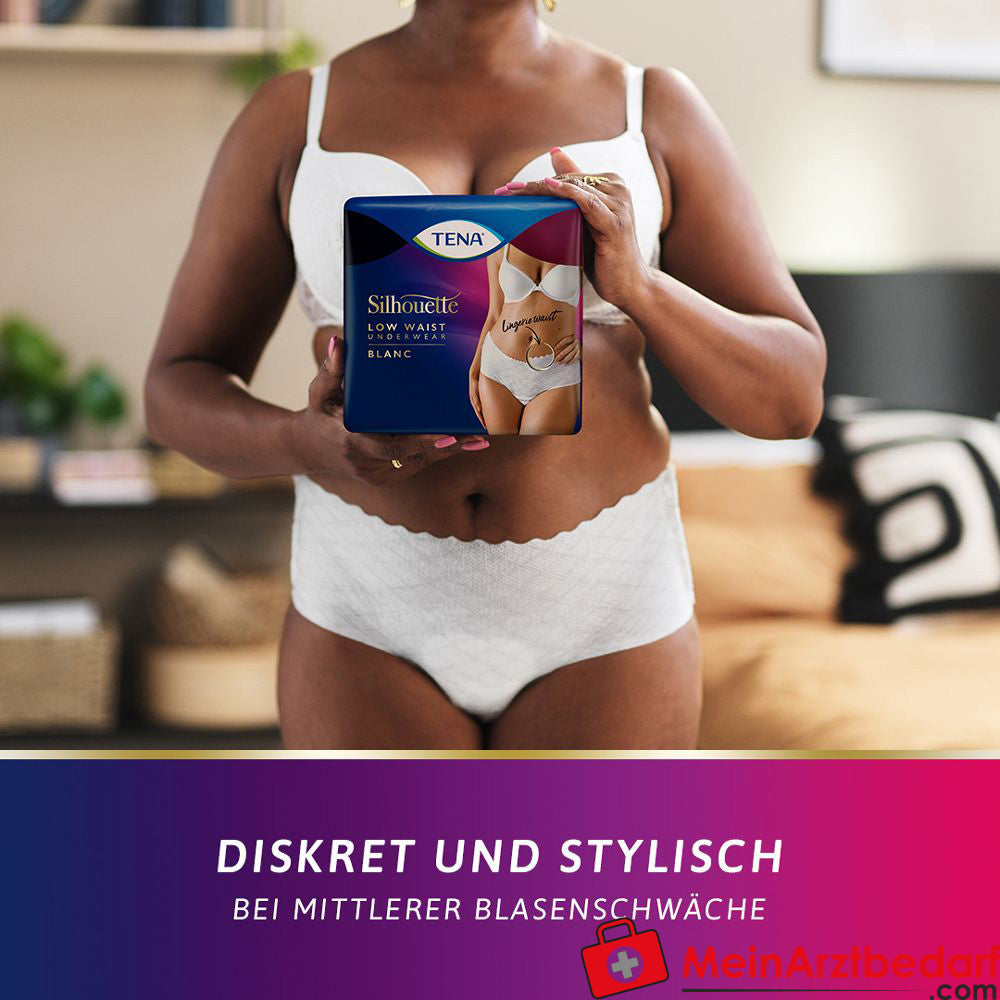 TENA Silhouette Normal Blanc M Inkontinenz Pants.