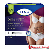 TENA Silhouette Normal Blanc L Inkontinenz Pants.