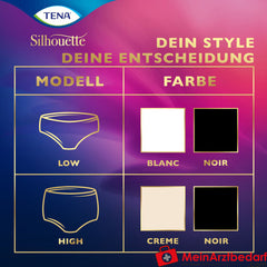TENA Silhouette Normal Blanc L Inkontinenz Pants.