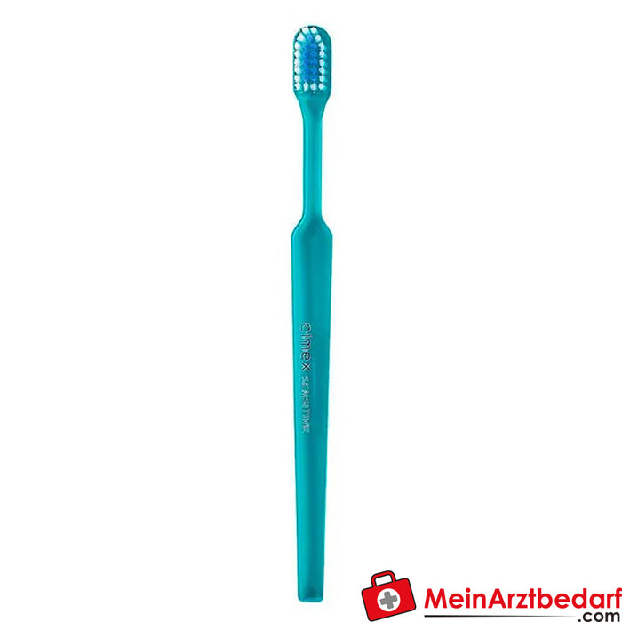 escova de dentes elmex Sensitive numa aljava