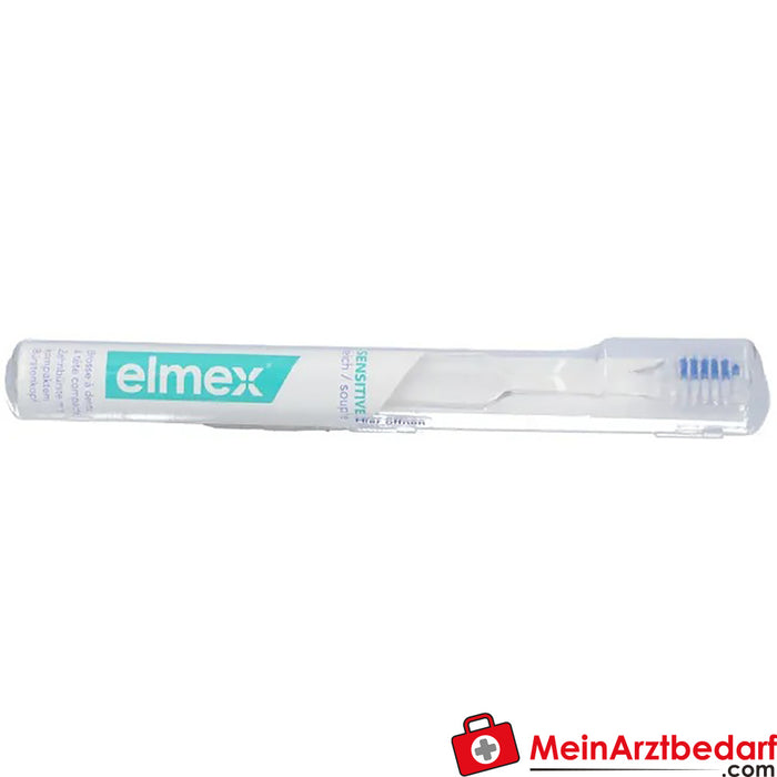 escova de dentes elmex Sensitive numa aljava