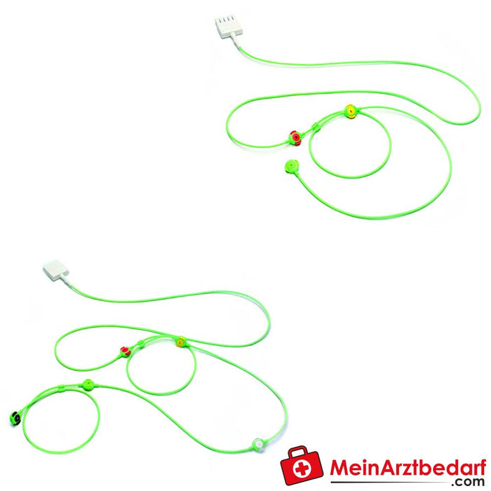 Çift pimli konektörlü Dräger MonoLead® EKG kablosu (1. nesil)
