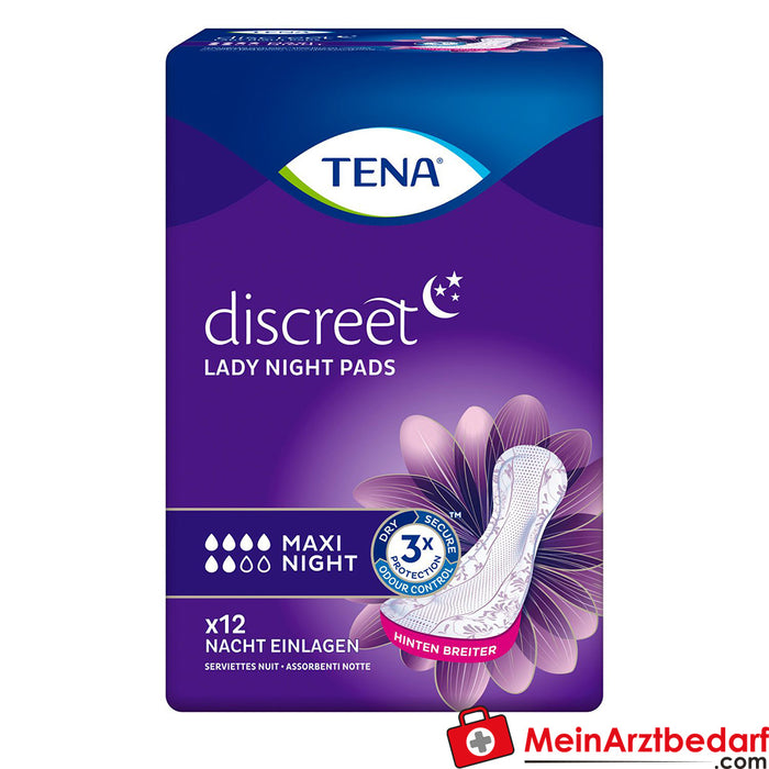 TENA Lady Discreet Maxi Night Protections pour l'incontinence