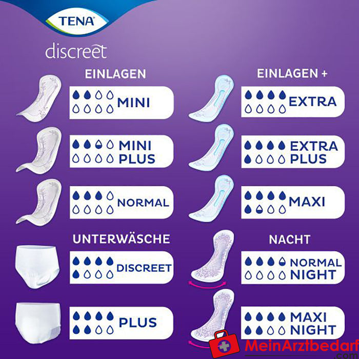 TENA Lady Discreet Maxi assorbenti per incontinenza notte