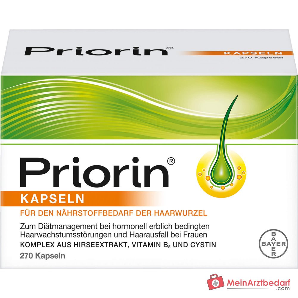 Priorin Kapseln bei Haarausfall, 270 St..