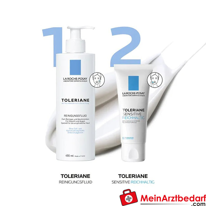 La Roche Toleriane creme rico sensível, 40ml