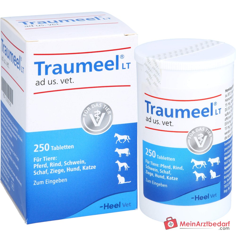 Traumeel LT ad us. vet. Caléndula Árnica Comprimidos 250 unidades para perros y gatos