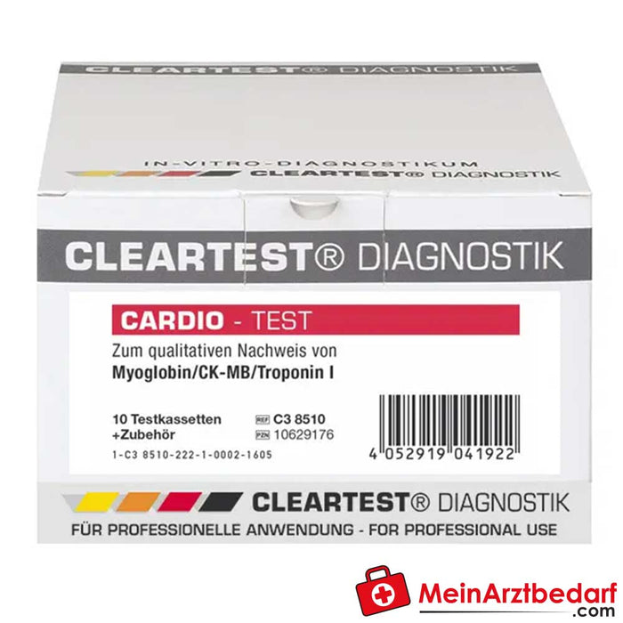 Cleartest® Cardio Mioglobina/CK-MB/Trop I