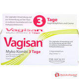 Vagisan Myko Kombi 3 Tage Vaginalzäpfchen und Creme, 1 Kombipackung.