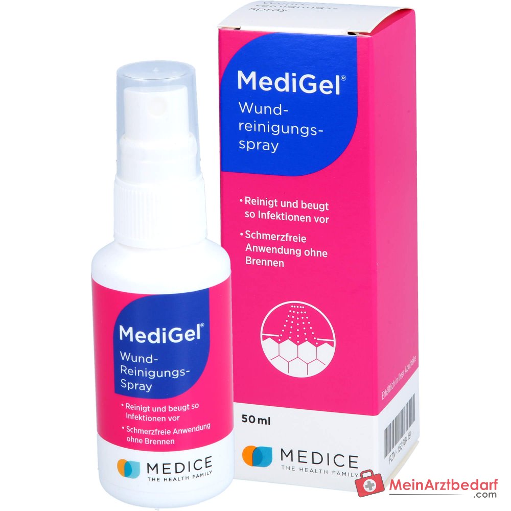 MediGel spray detergente per ferite Poliesanide senza alcool