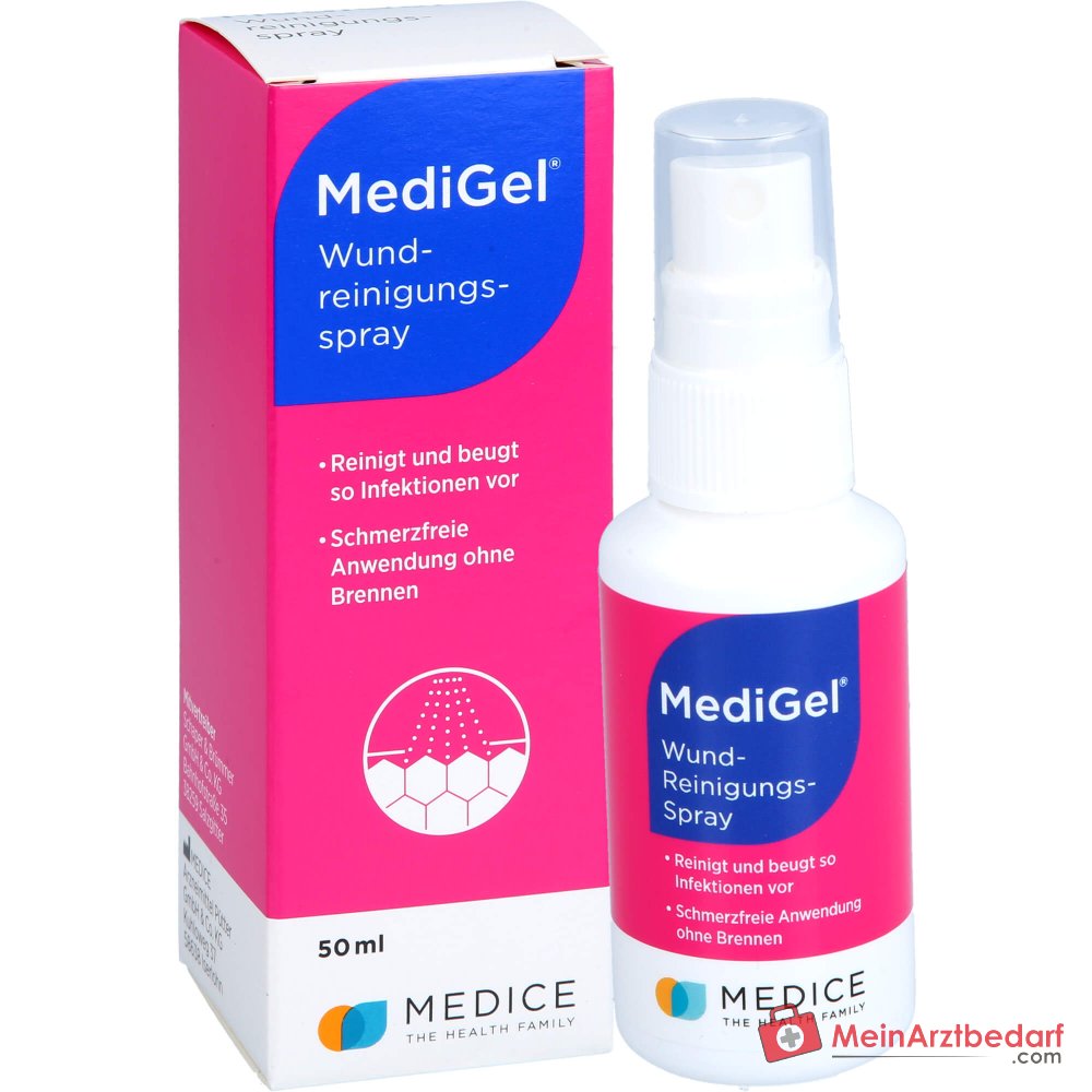 MediGel spray detergente per ferite Poliesanide senza alcool