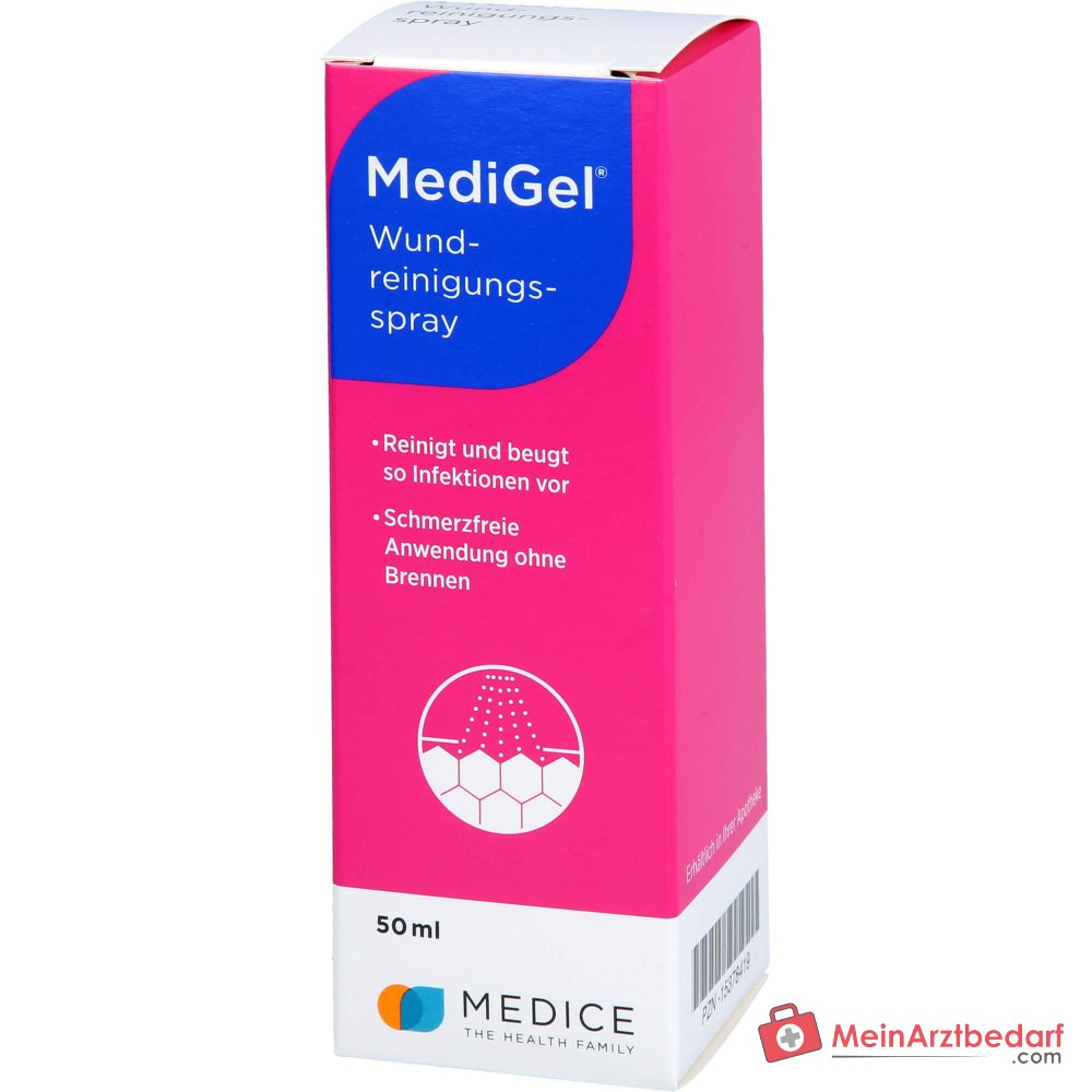 MediGel spray detergente per ferite Poliesanide senza alcool