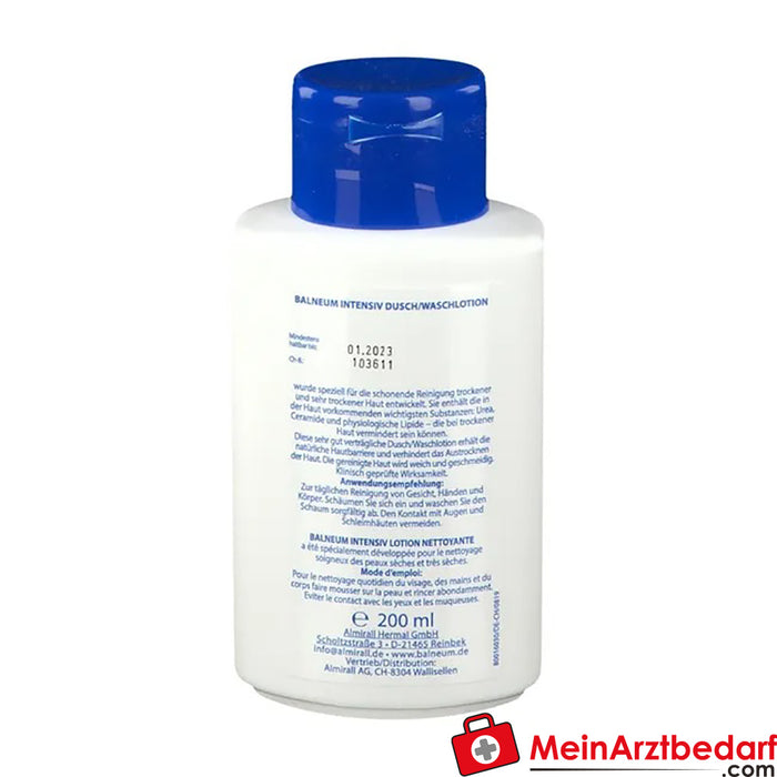 Balneum® Lozione intensiva per doccia/lavaggio, 200 ml