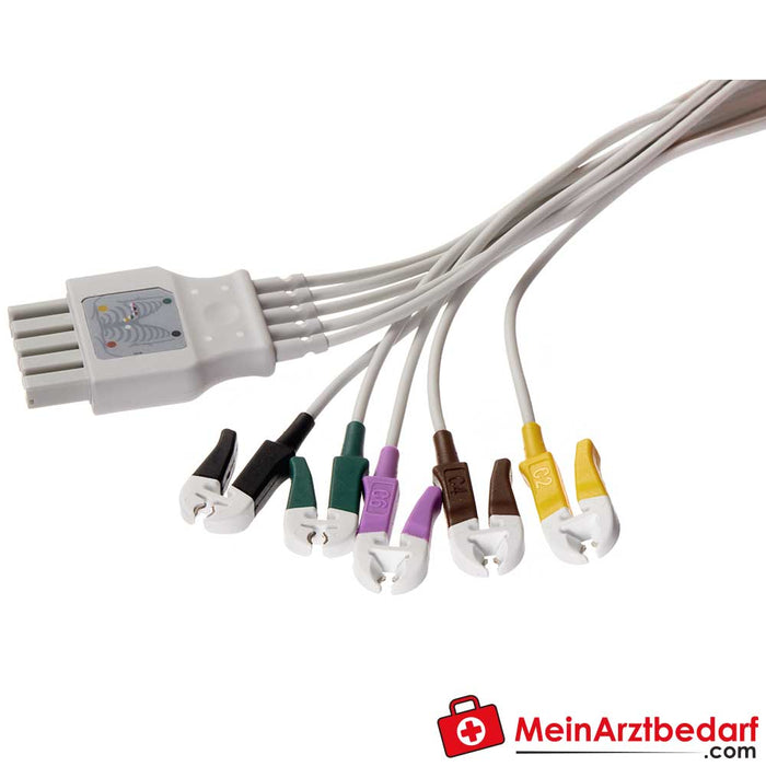 Dräger ECG-kabel voor borstwandafleiding met MultiMed® 12