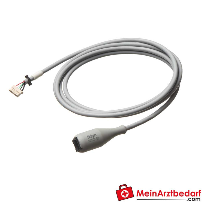 Cable adaptador para transductor de presión Dräger IBP