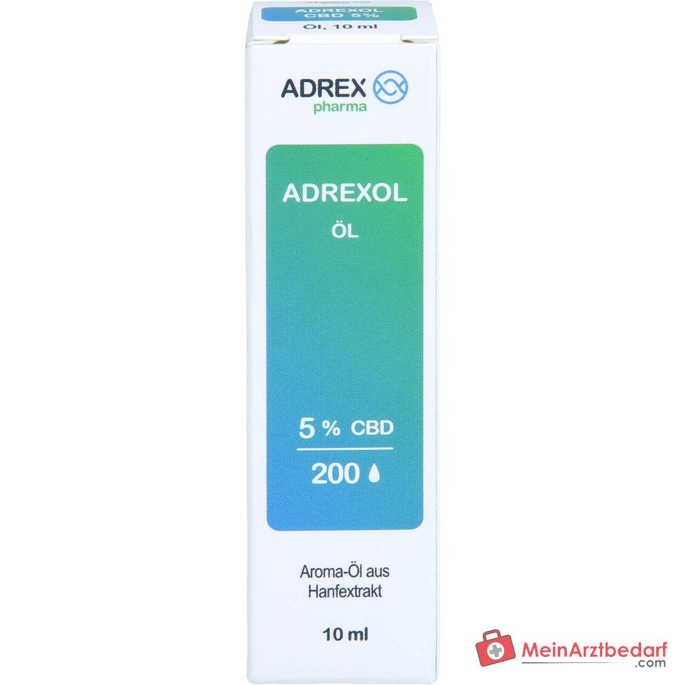 Adrexol CBD 5% Olejek aromatyczny z kannabidiolem, 10 ml