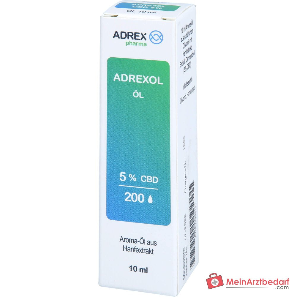 Adrexol CBD 5% Olejek aromatyczny z kannabidiolem, 10 ml