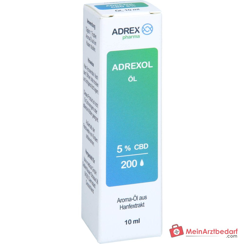 Adrexol CBD 5% Olejek aromatyczny z kannabidiolem, 10 ml