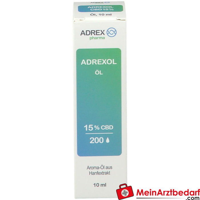 Olio aromatizzato al 15 % di CBD ADREXOL